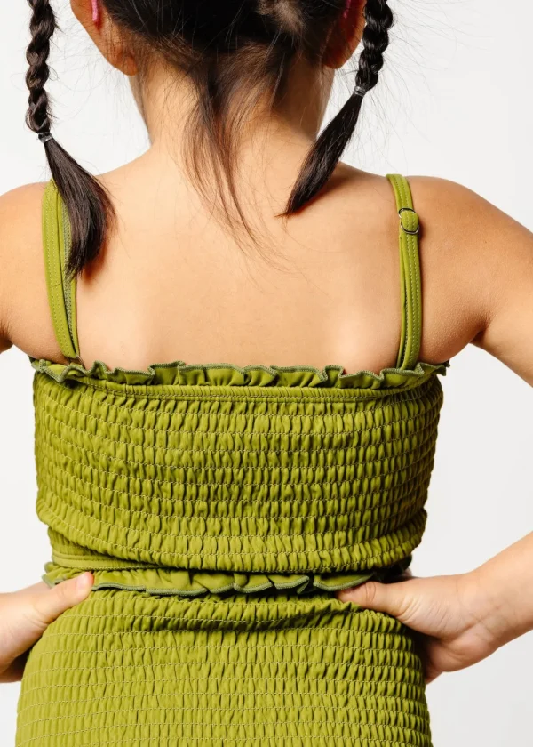 Olive Green | Mini Bandeau Top