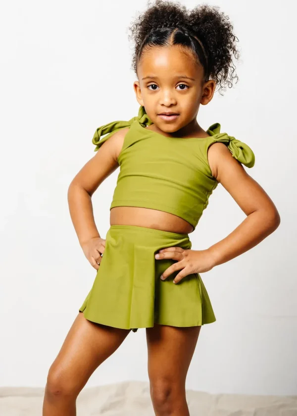 Olive Green | Mini Detached Short Skirt