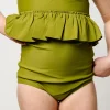 Olive Green | Mini High-Waisted Bottoms