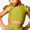 Olive Green | Mini Knot Top