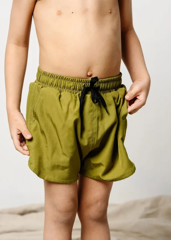 Olive Green | Mini Retro Shorties