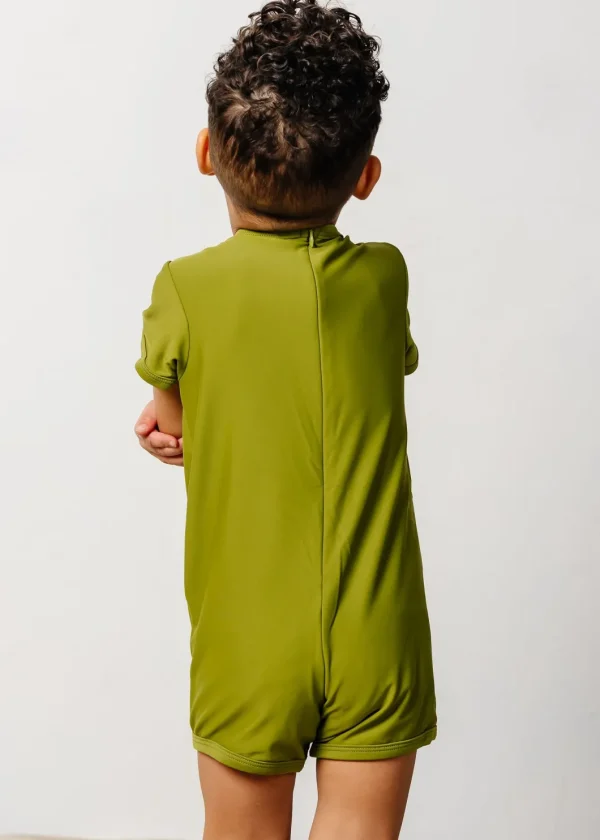 Olive Green | Mini Shorties Rashguard (Unisex)