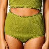Olive Green | Smocked Bottoms