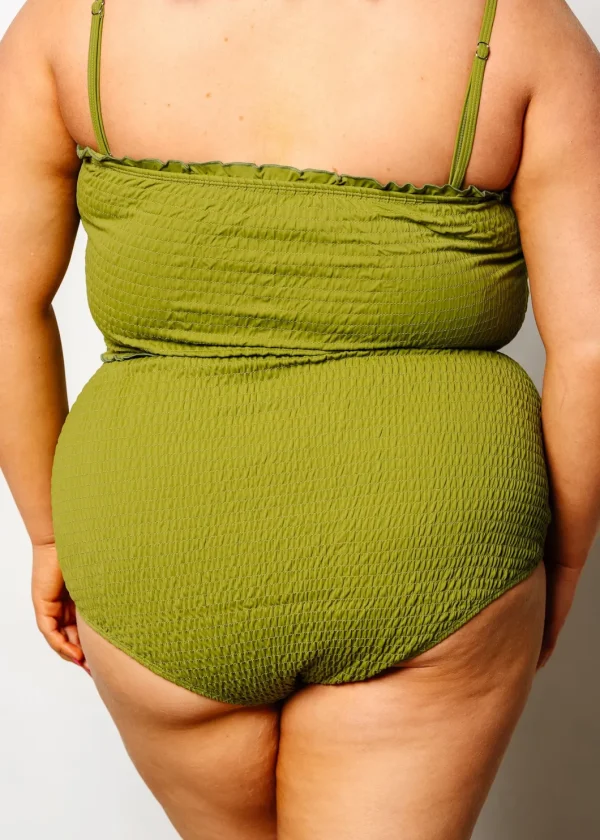 Olive Green | Smocked Bottoms