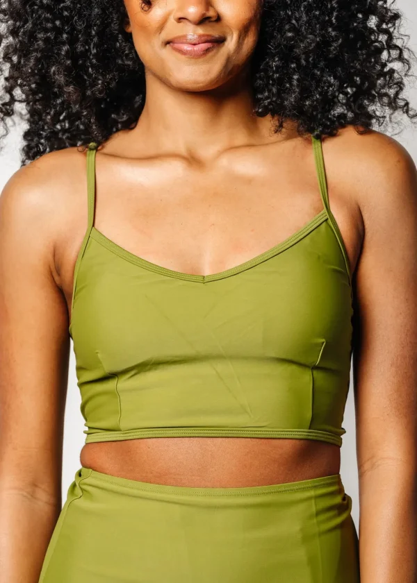Olive Green | VD Crop Top