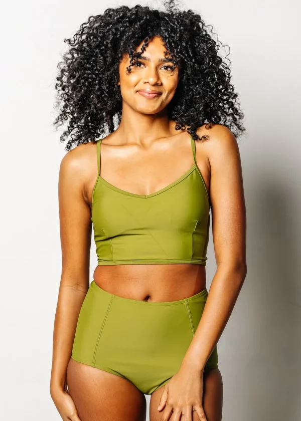 Olive Green | VD Crop Top
