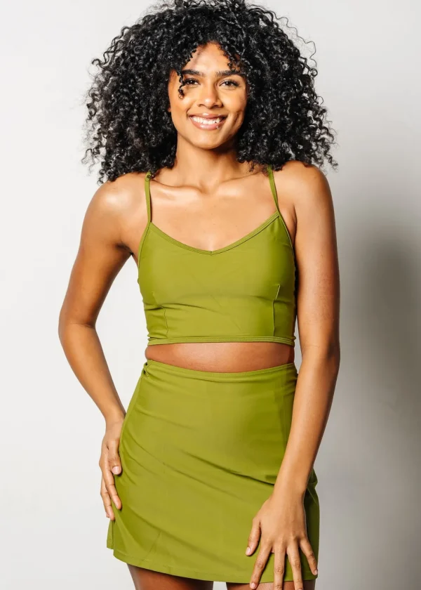 Olive Green | VD Crop Top