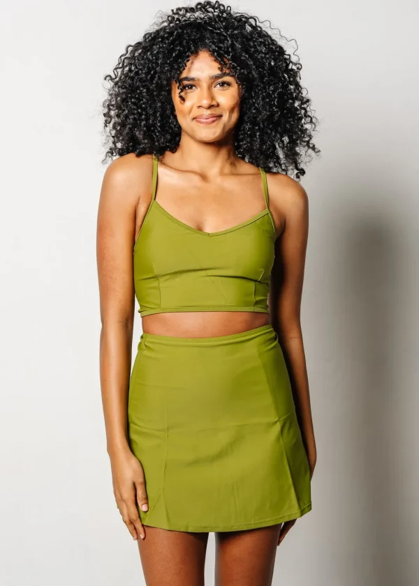 Olive Green | VD Crop Top
