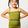 Olive Green | Youth Bandeau Top