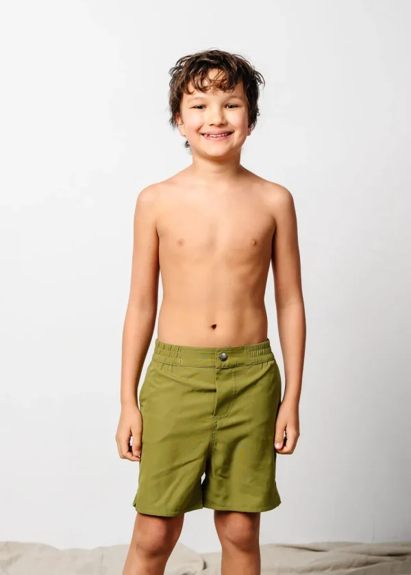 Olive Green | Youth Boardies