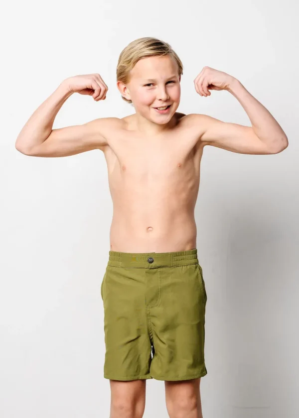 Olive Green | Youth Boardies