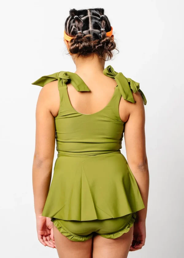 Olive Green | Youth Detached Short Skirt