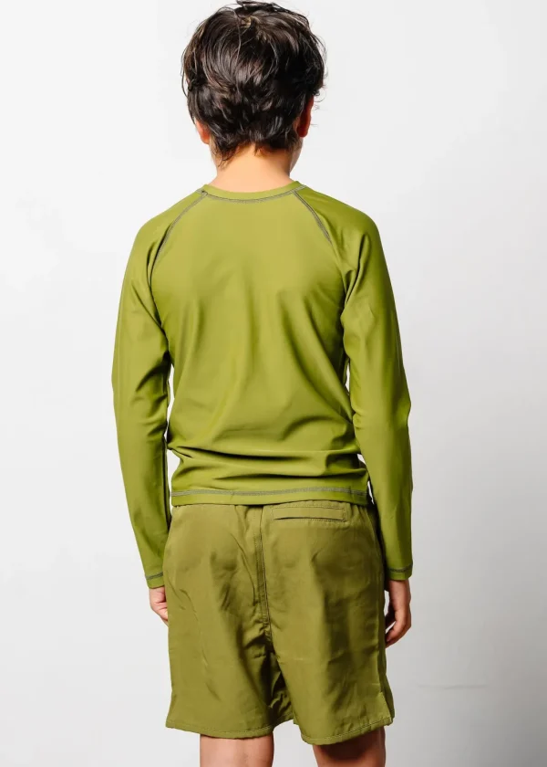 Olive Green | Youth Rashguard Top (Unisex)