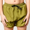 Olive Green | Youth Retro Shorties