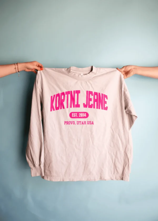 Oversized Kortni Jeane Tee | Cement