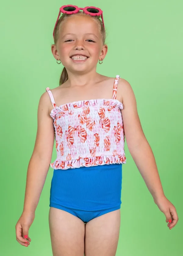 Painted Clams | Mini Bandeau Top