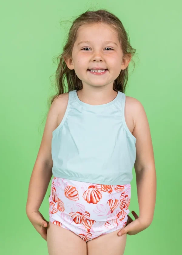 Painted Clams | Mini High-Waisted Bottoms
