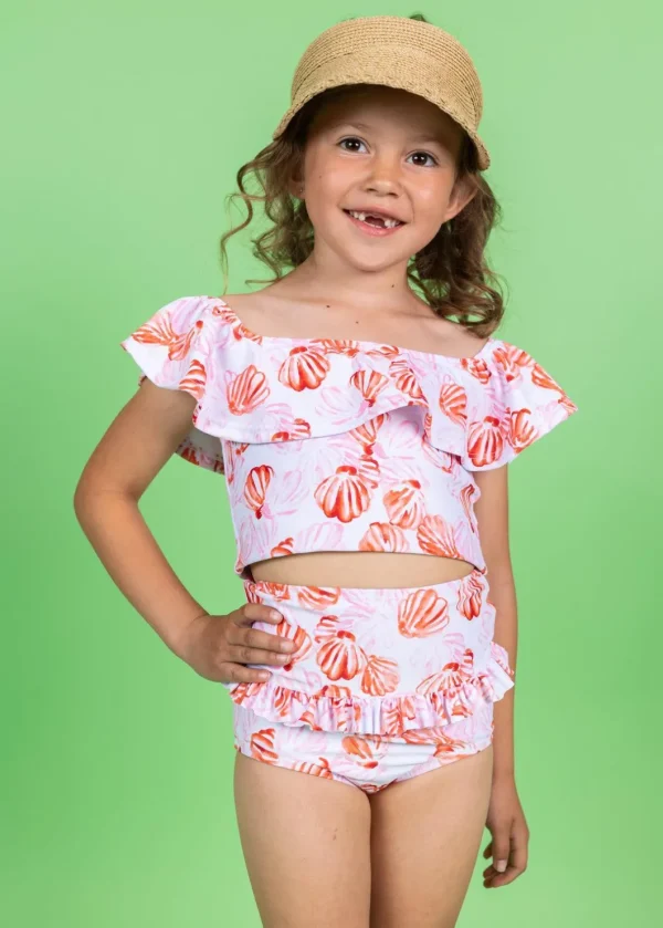 Painted Clams | Mini Mid-Ruffle Bottoms