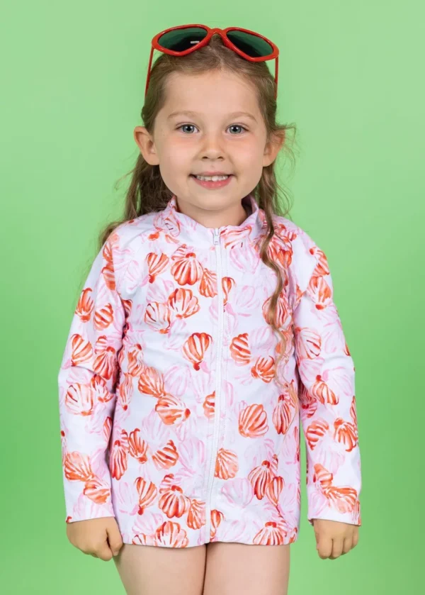 Painted Clams | Mini Rashguard Top (Unisex)