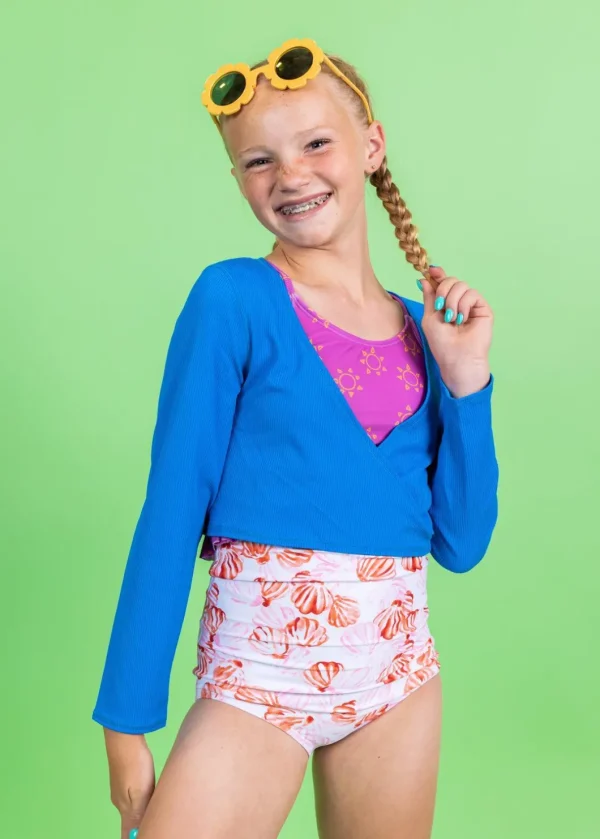 Painted Clams | Youth High-Waisted Bottoms