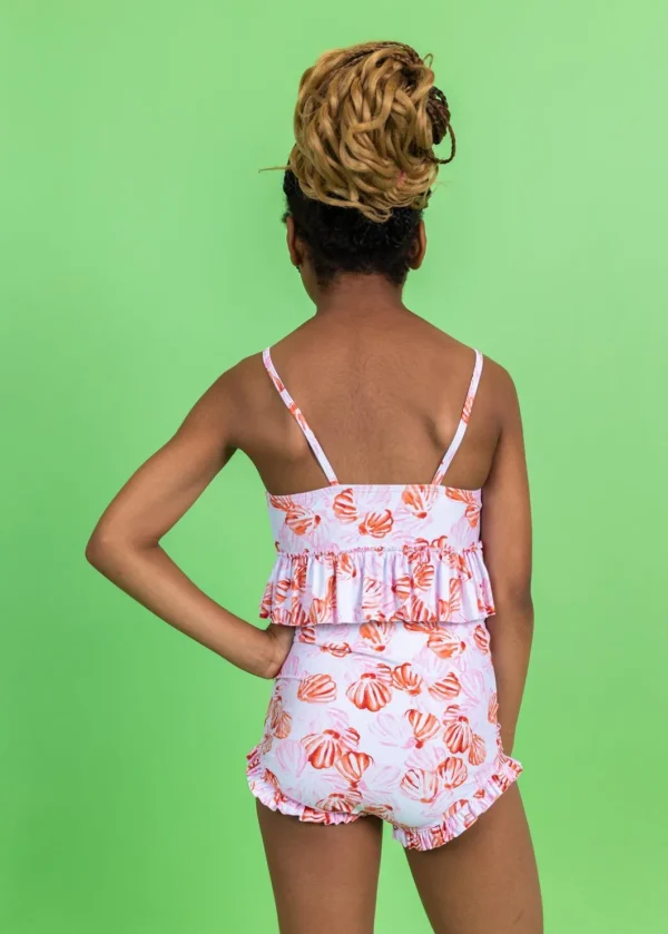 Painted Clams | Youth Peplum Top