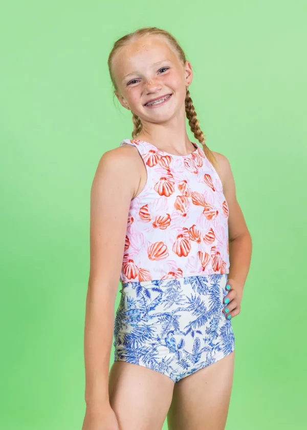 Painted Clams | Youth Racer Back Top
