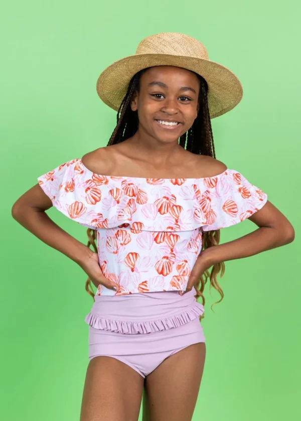 Painted Clams | Youth Ruffled Around Top