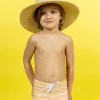 Peachy Stripe | Mini Euro Shorts
