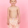Peachy Stripe | Mini Retro Shorties