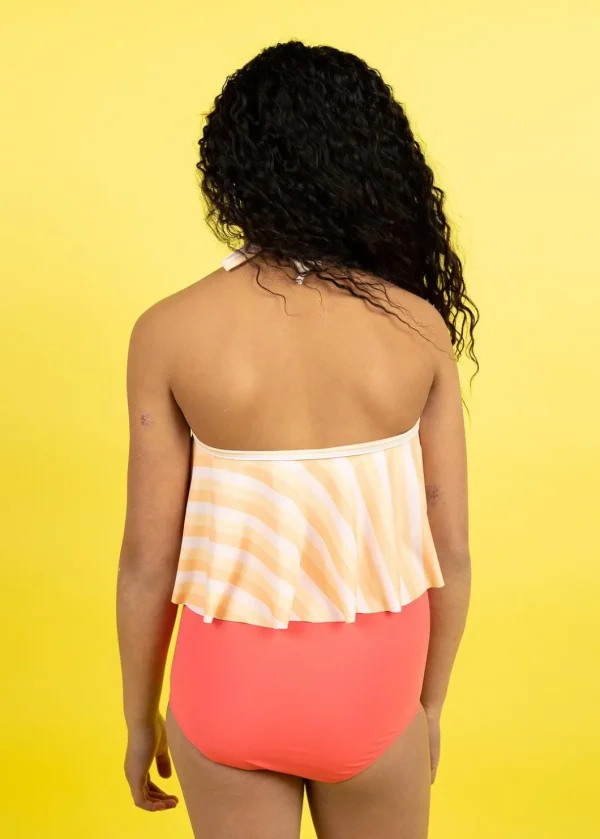 Peachy Stripe | Youth Swing Top