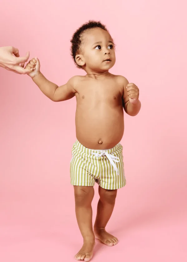 Pear Stripes | Baby Euro Shorts