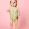 Pear Stripes | Baby Romper One-Piece