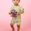 Pear Stripes | Baby Shorties Rashguard (Unisex)