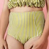 Pear Stripes | High-Waisted Bottoms
