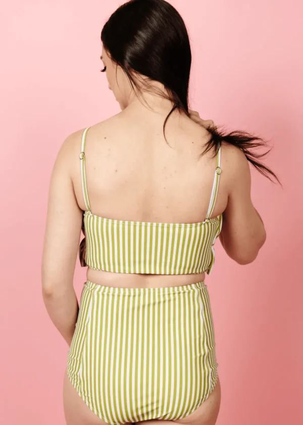 Pear Stripes | High-Waisted Bottoms