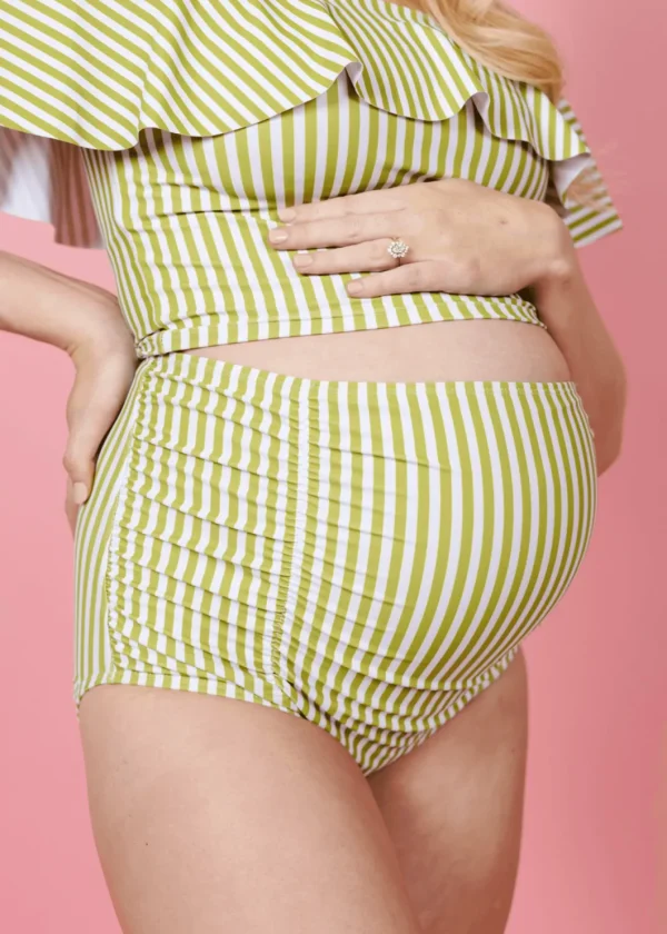Pear Stripes | Maternity Bottoms