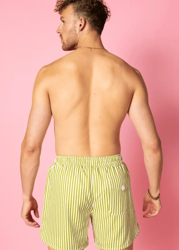 Pear Stripes | Mens Retro Shorties