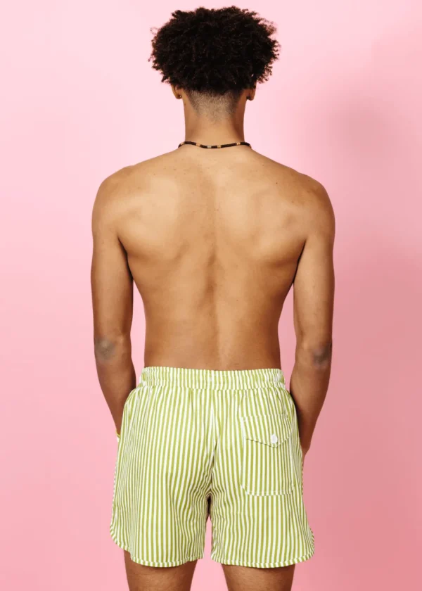 Pear Stripes | Mens Retro Shorties