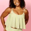 Pear Stripes | Mid-Rise Bottoms
