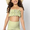 Pear Stripes | Mini All Ruffled Up Bottoms