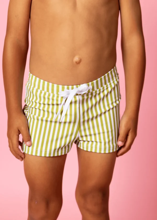 Pear Stripes | Mini Euro Shorts