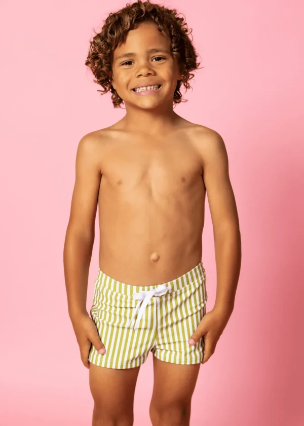 Pear Stripes | Mini Euro Shorts