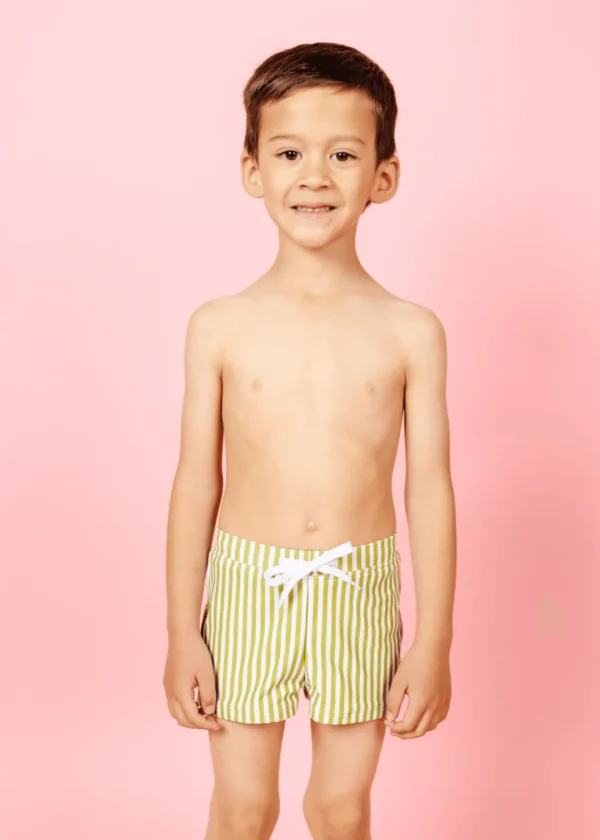 Pear Stripes | Mini Euro Shorts