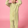 Pear Stripes | Mini Rashguard One-Piece (Unisex)