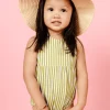 Pear Stripes | Mini Romper One-Piece