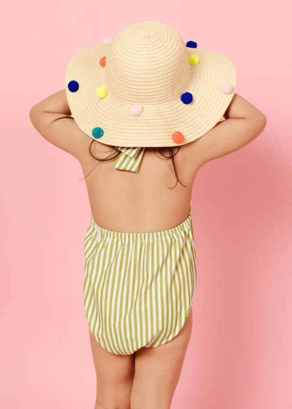 Pear Stripes | Mini Romper One-Piece