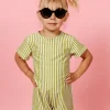 Pear Stripes | Mini Shorties Rashguard (Unisex)