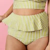 Pear Stripes | Peplum Bottoms
