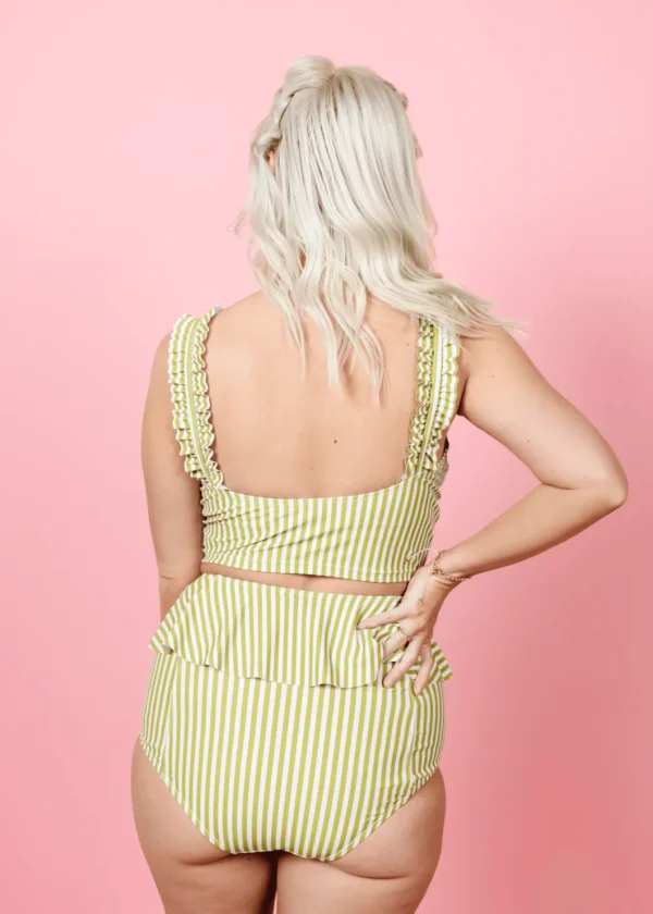 Pear Stripes | Peplum Bottoms