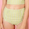 Pear Stripes | Ruched Bottoms 2.0